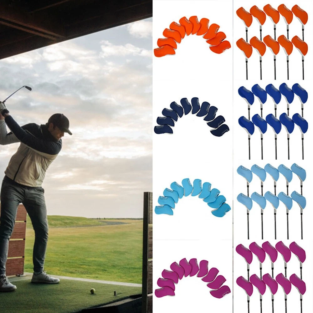 Golf Equipment Deals - Clear Visible Head Covers 10Pcs Golf