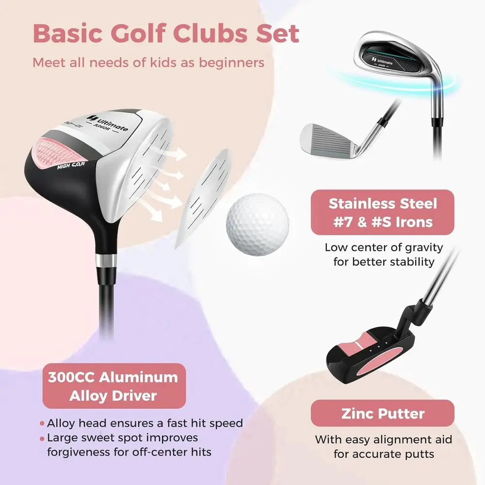 Youth Golf Club Set with Stand - đánh giá và giá Golf Equipment For Youth